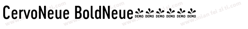 CervoNeue BoldNeue字体转换